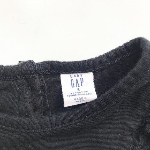 Babygap tartan plaid skirt/solid mix dress GUC 5T - Picture 3 of 6